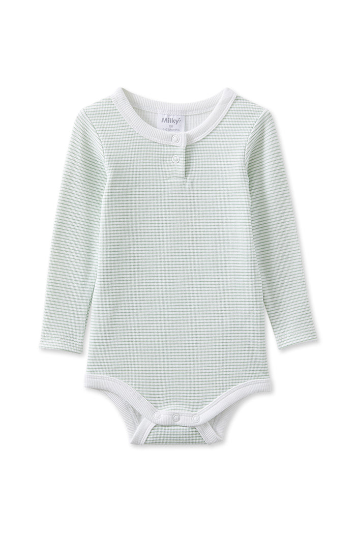 Milky Green Stripe Bubbysuit