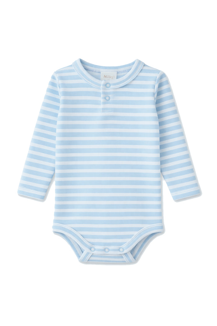 Milky Mist Stripe Bubbysuit