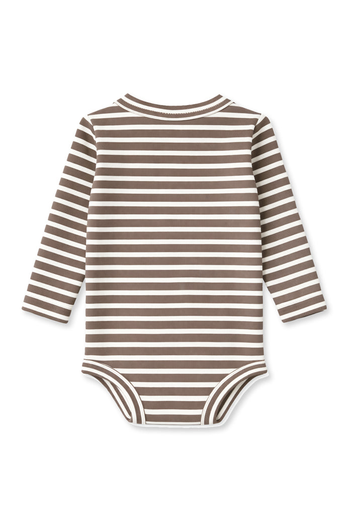 Milky Latte Stripe Bubbysuit