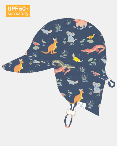 Toshi Swim Flap Cap Paradise Kakadu Moonlight