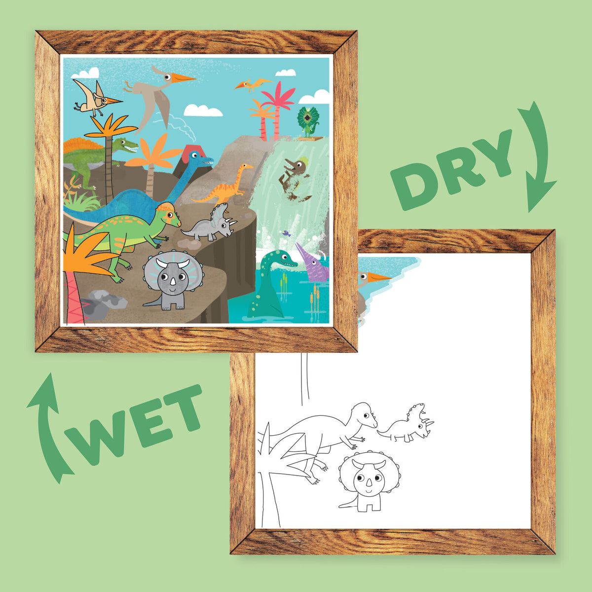 Magic Painting World Dinosaurs