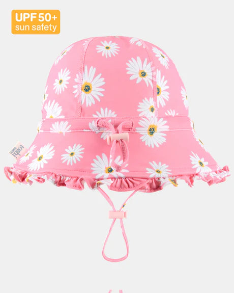Toshi Swim Bell Hat Ripple Daisy Watermelon