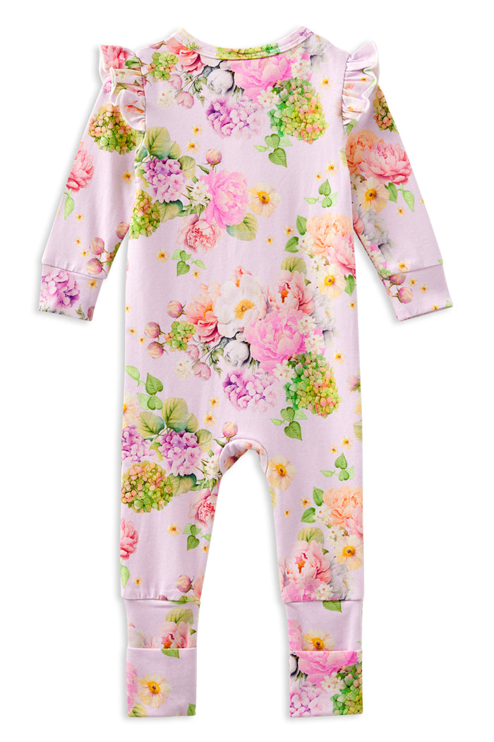 Milky Lily Belle Zip Romper