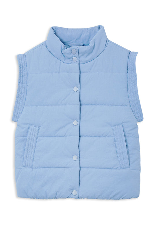 Milky Kids Bluebell Puffer Vest
