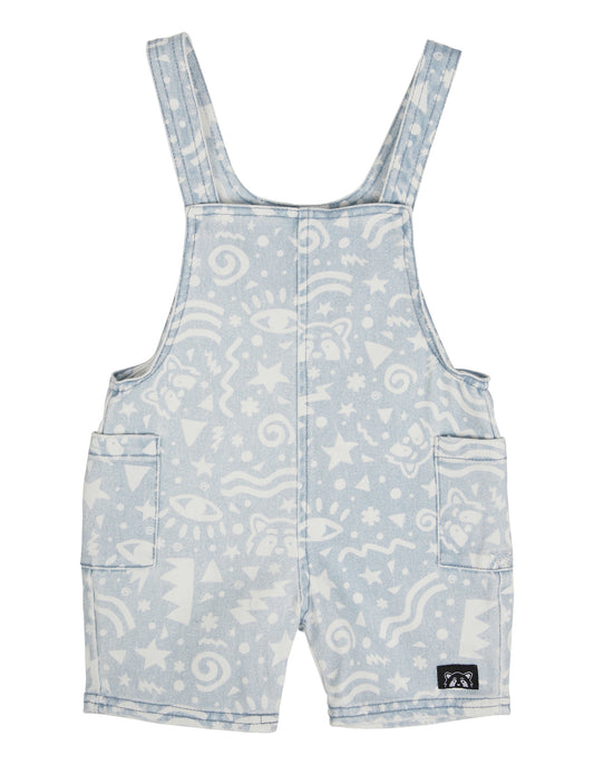 Animal Crackers Stamp Overalls