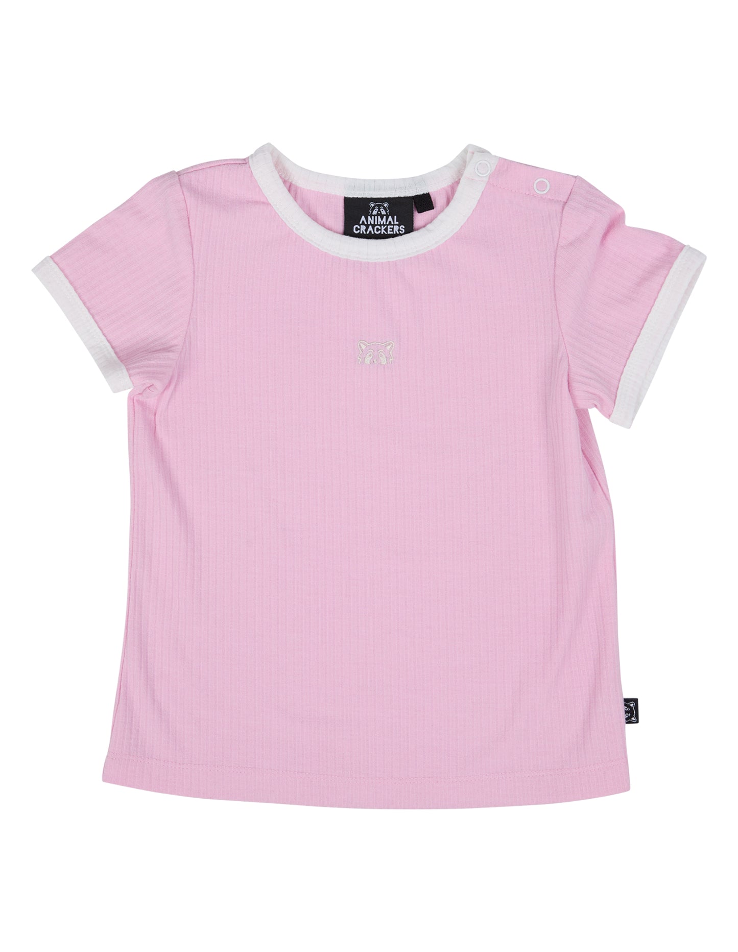 Animal Crackers Varied Tee Pink