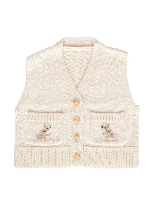 Acorn Kids Puppy Dog Merino Vest