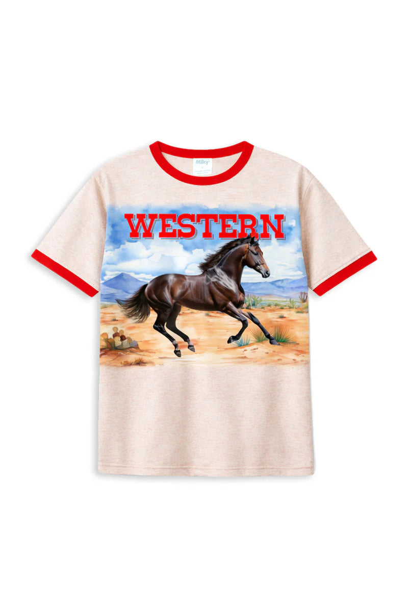 Milky Western Tee