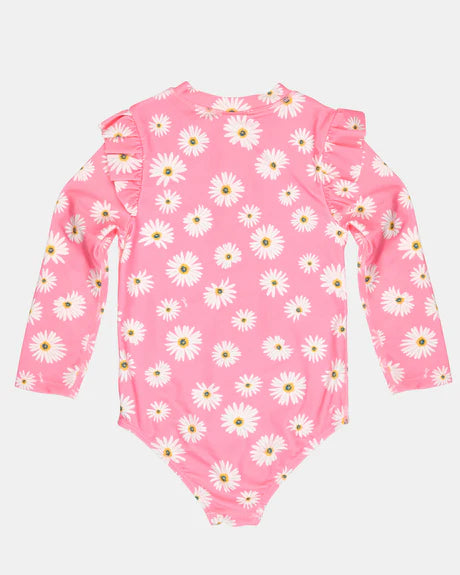 Toshi Swim Bodysuit Ripple Daisy Watermelon