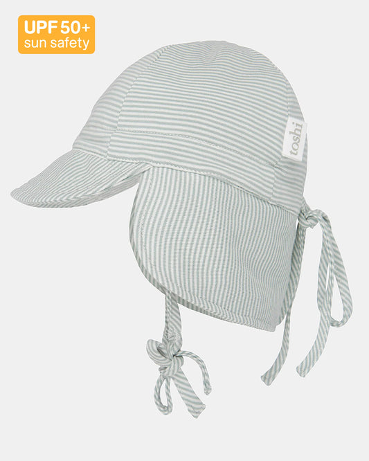 Toshi Flap Cap Sage