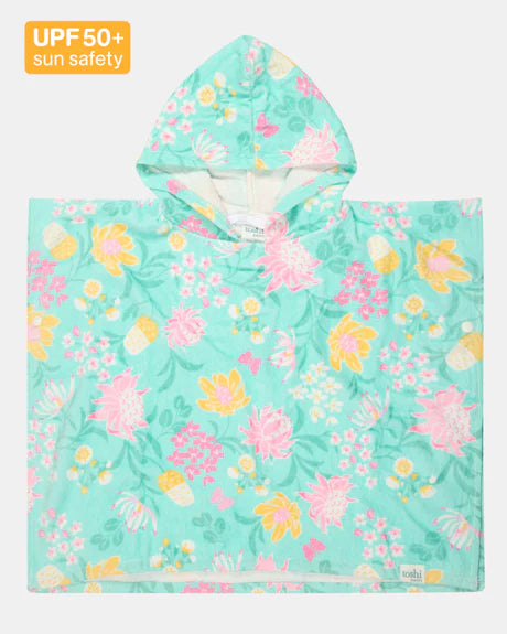 Toshi Hooded Towel Paradise Waratah Mint