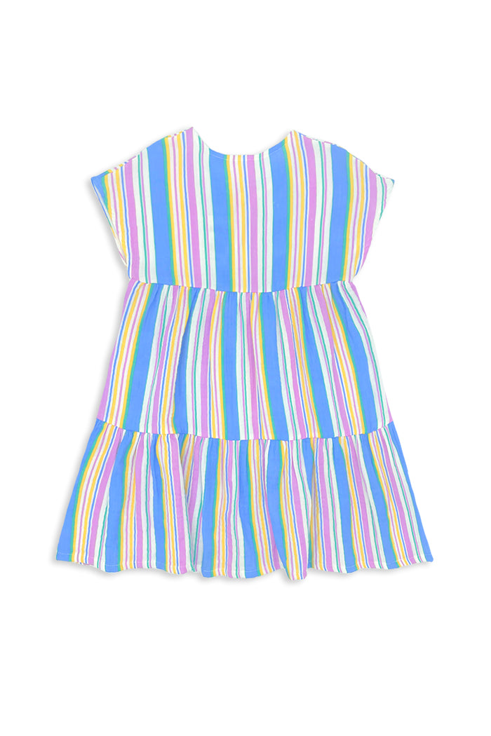 Milky Kids Crinkle Stripe Dress