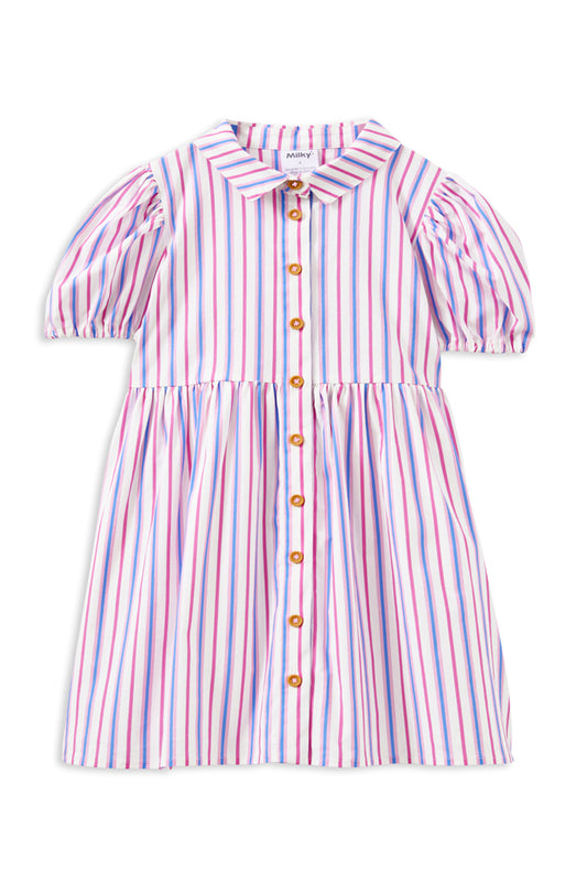 Milky Summer Stripe Dress