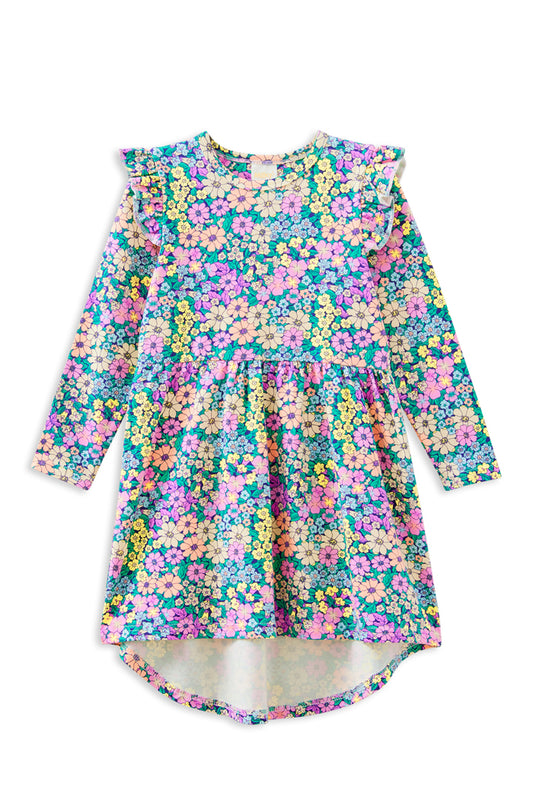 Milky Posie Patch Dress