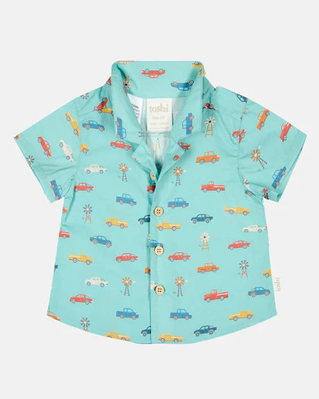 Toshi Shirt Banjo Utes Teal