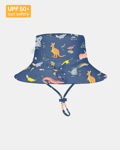 Toshi Swim Sunhat Paradise Kakadu Moonlight