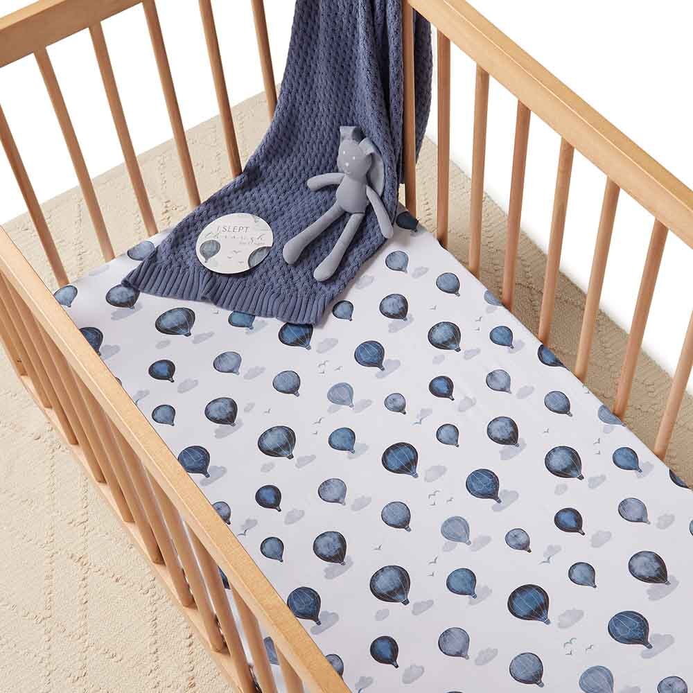 Snuggle Hunny Cloud Chaser Fitted Cot Sheet