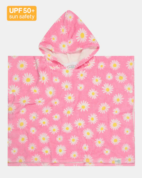 Toshi Hooded Towel Paradise Daisy Watermelon
