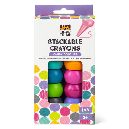 Tiger Tribe Stackable Crayons Candy Colours
