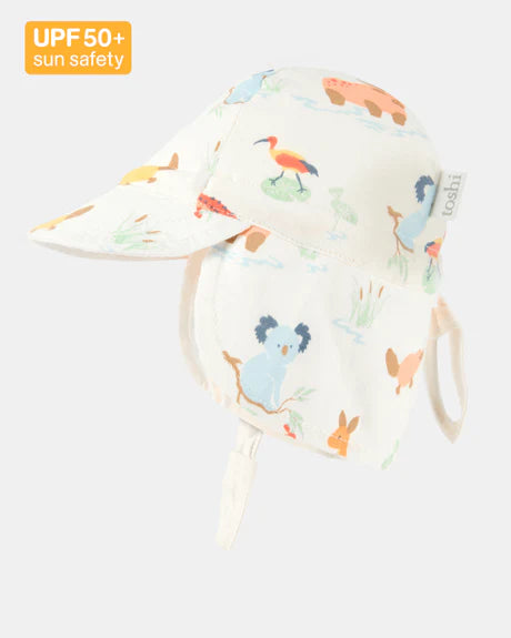 Toshi Flap Cap Kakadu Dawn