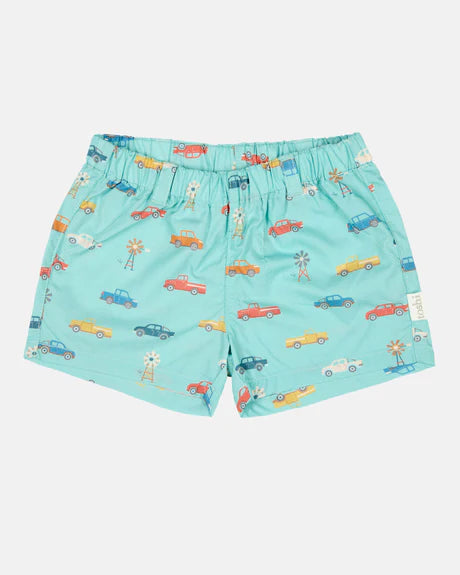 Toshi Baby Shorts Banjo Utes Teal