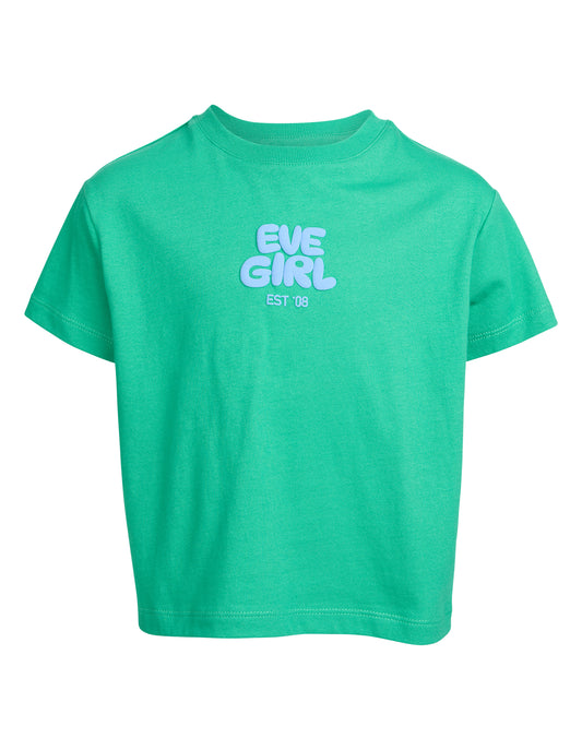 Eve Girl Sports Club Tee Green