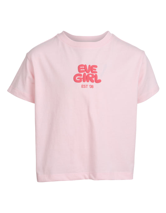 Eve Girl Sports Club Tee Pale Pink