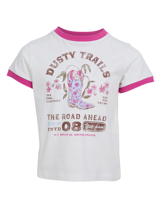 Eve Girl Cowgirl Ringer Tee