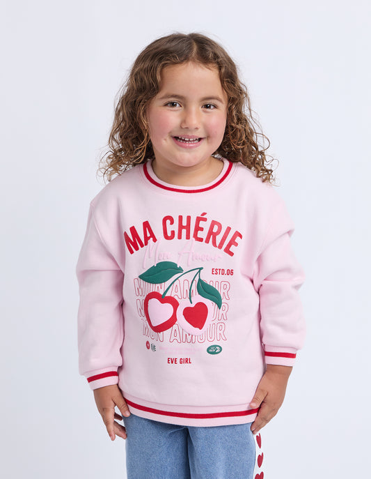 Eve Girl Cherry Hearts Crew