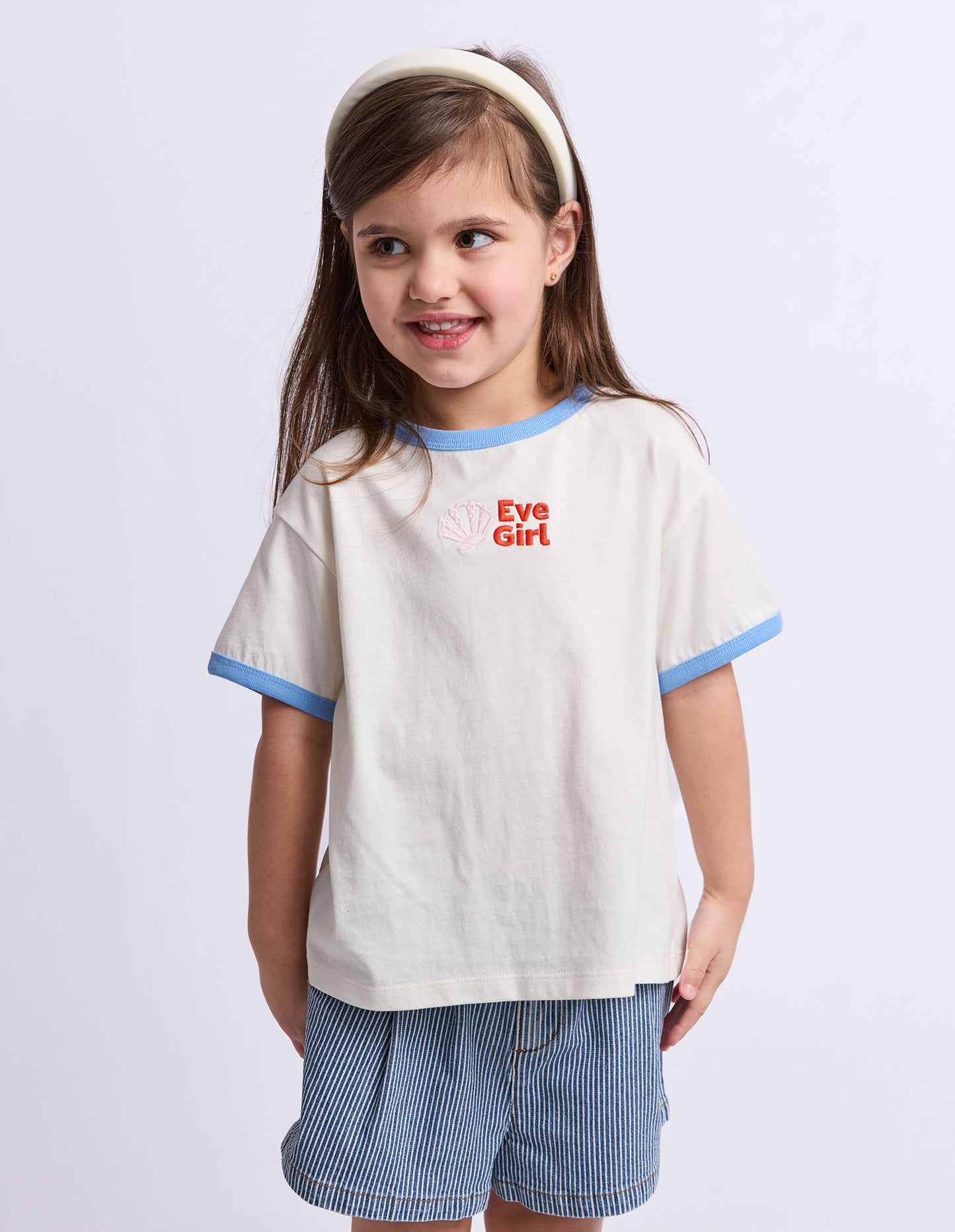 Eve Girl Vacay Ringer Tee