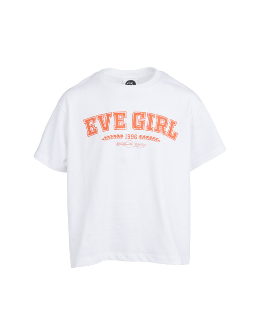 Eve Girl Academy Tee White