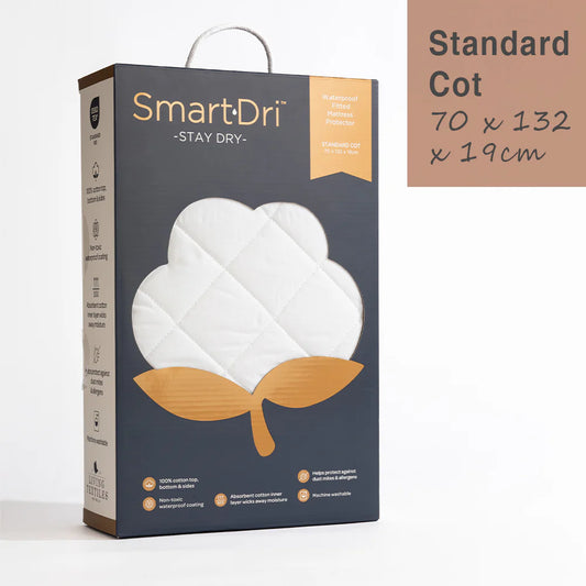 Living Textiles Smart-Dri Mattress Protector Cot