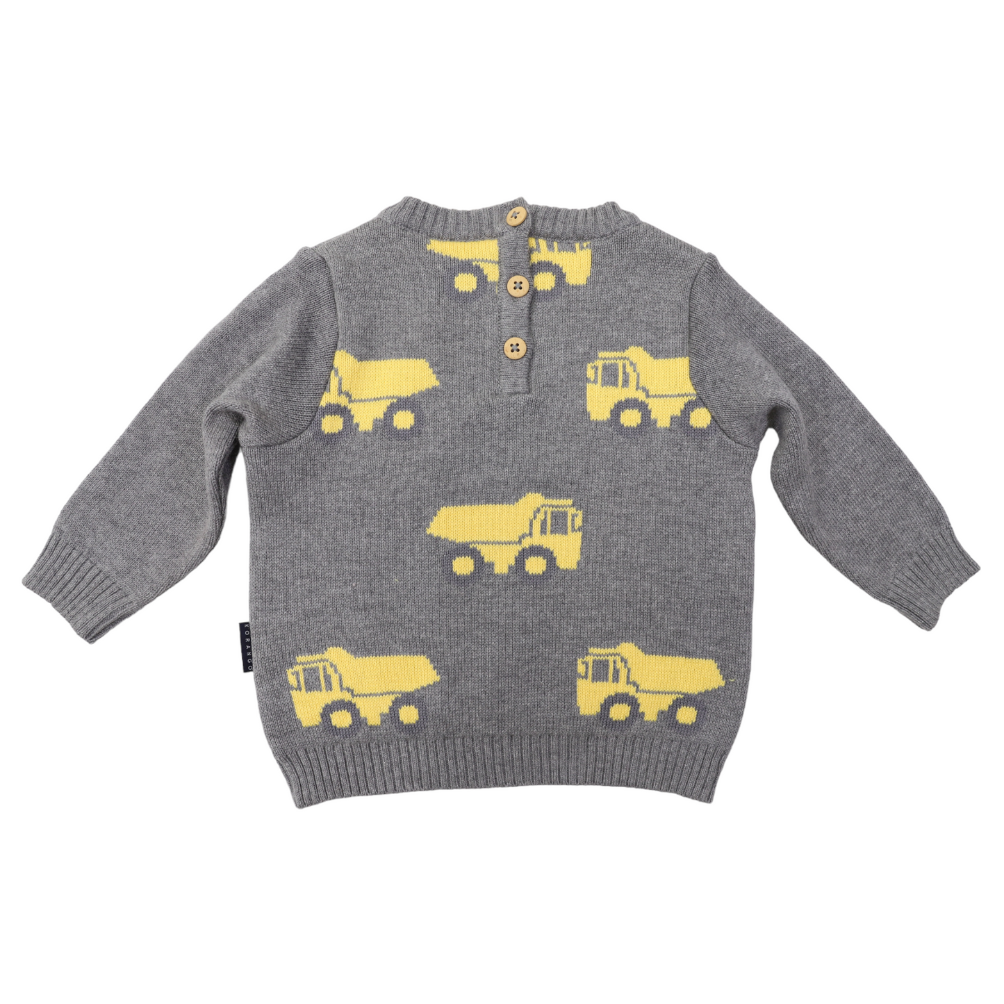 Korango Tip Truck Sweater Charcoal