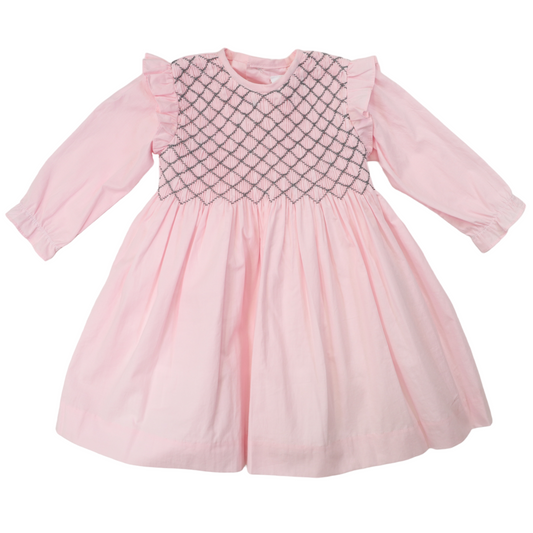 Korango Smocked Baby Dress Fairytale Pink