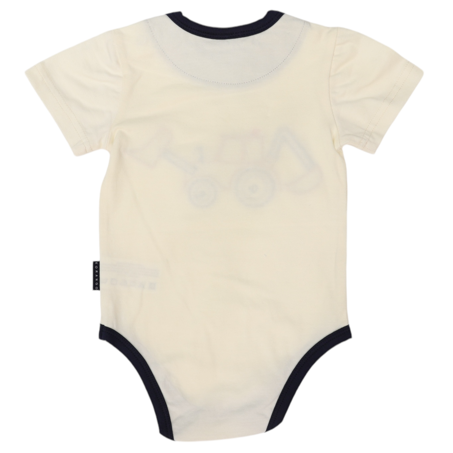 Korango Digger Appliqued Bodysuit Cream