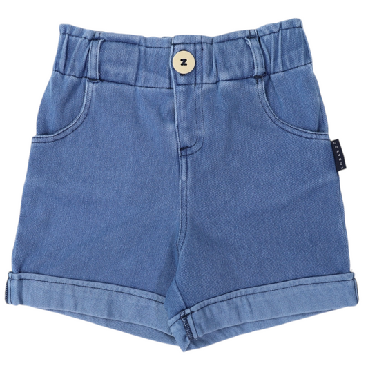 Korango High Waisted Denim Short Light