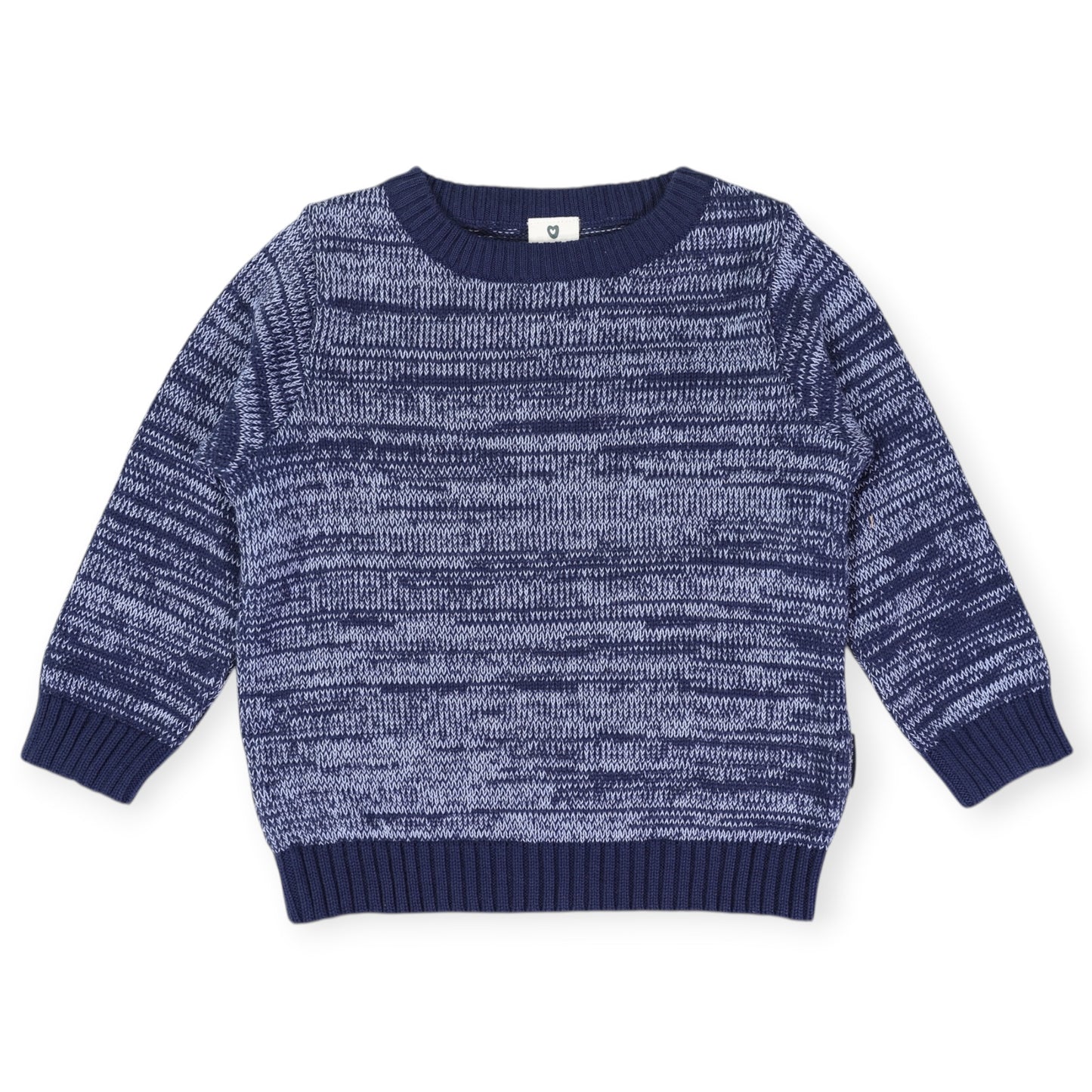 Korango Fleck Knit Sweater Blue
