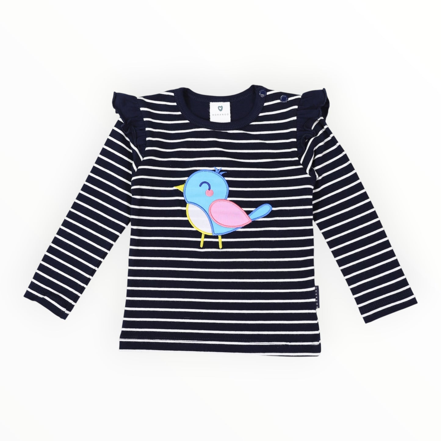 Korango Frill Bird Top Navy