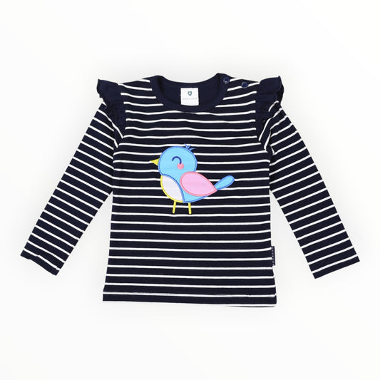 Korango Frill Bird Top Navy