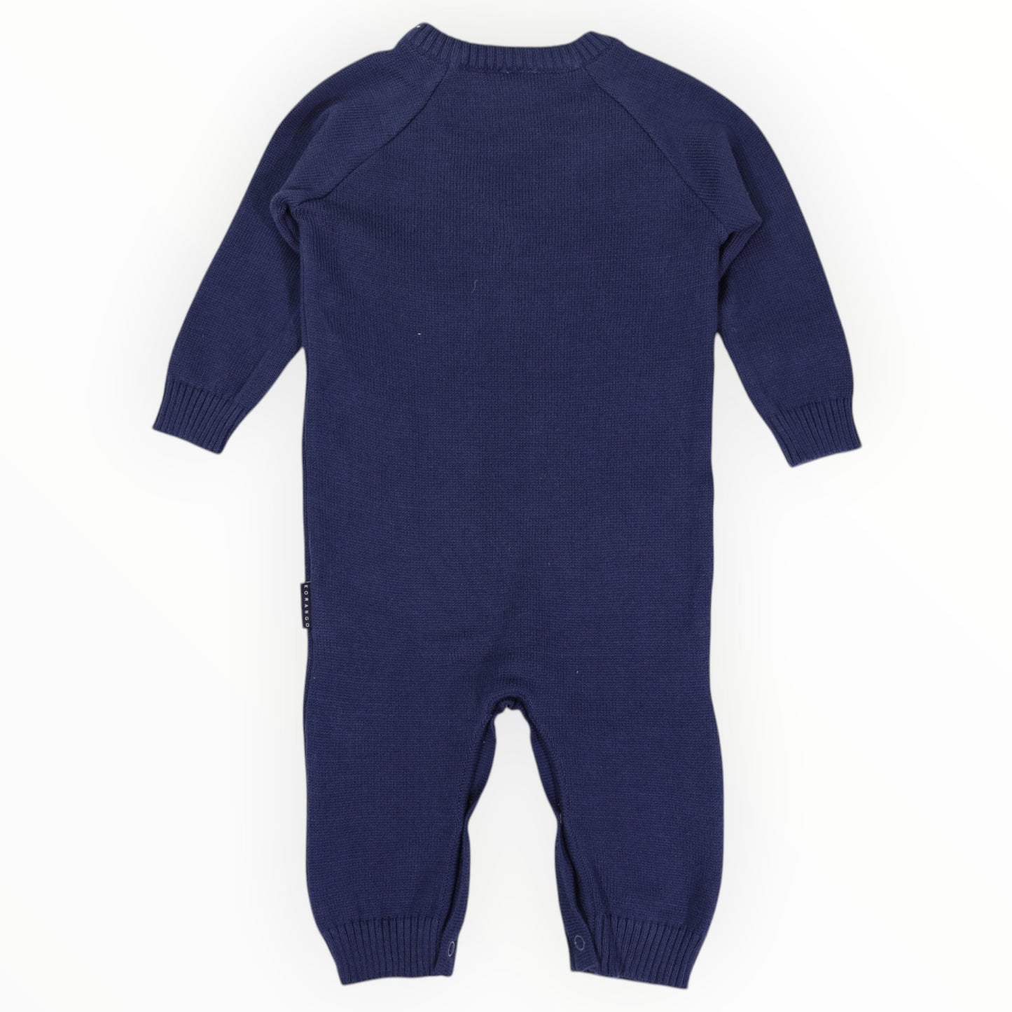 Korango Tractor Knit Romper Navy