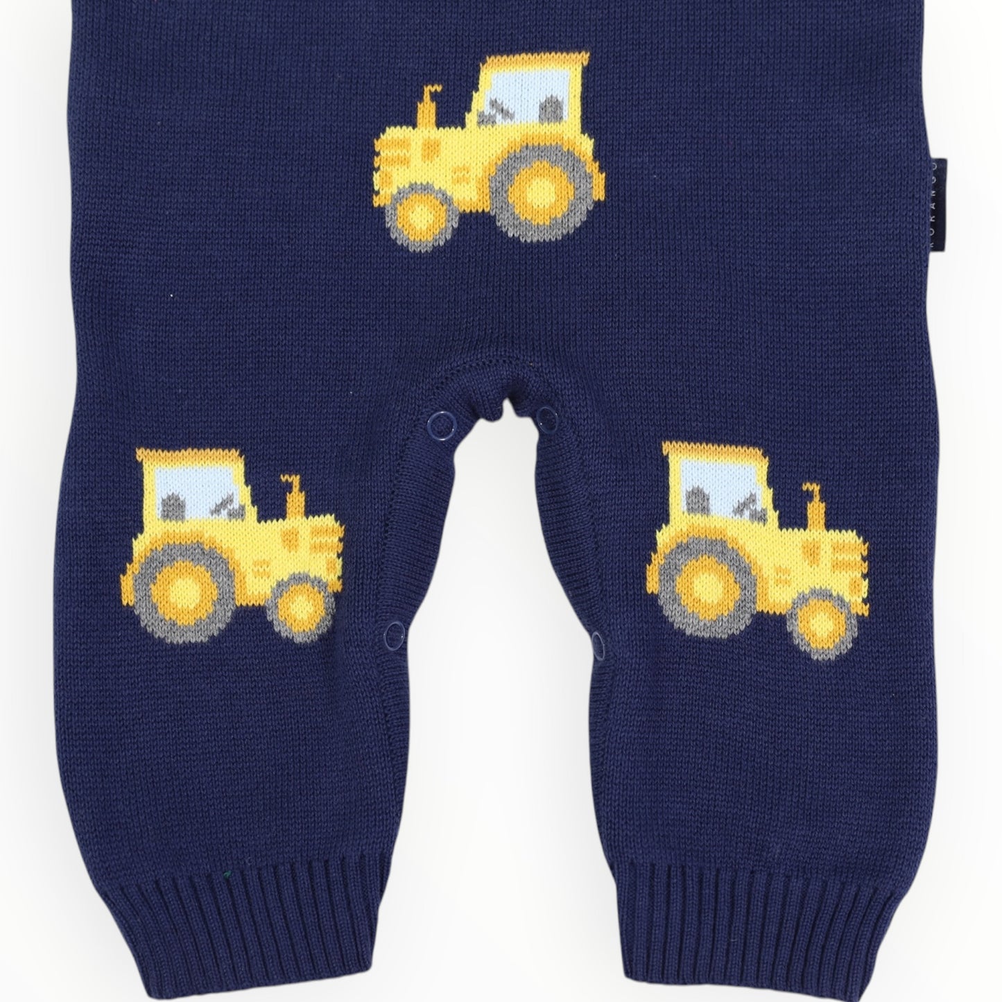 Korango Tractor Knit Romper Navy
