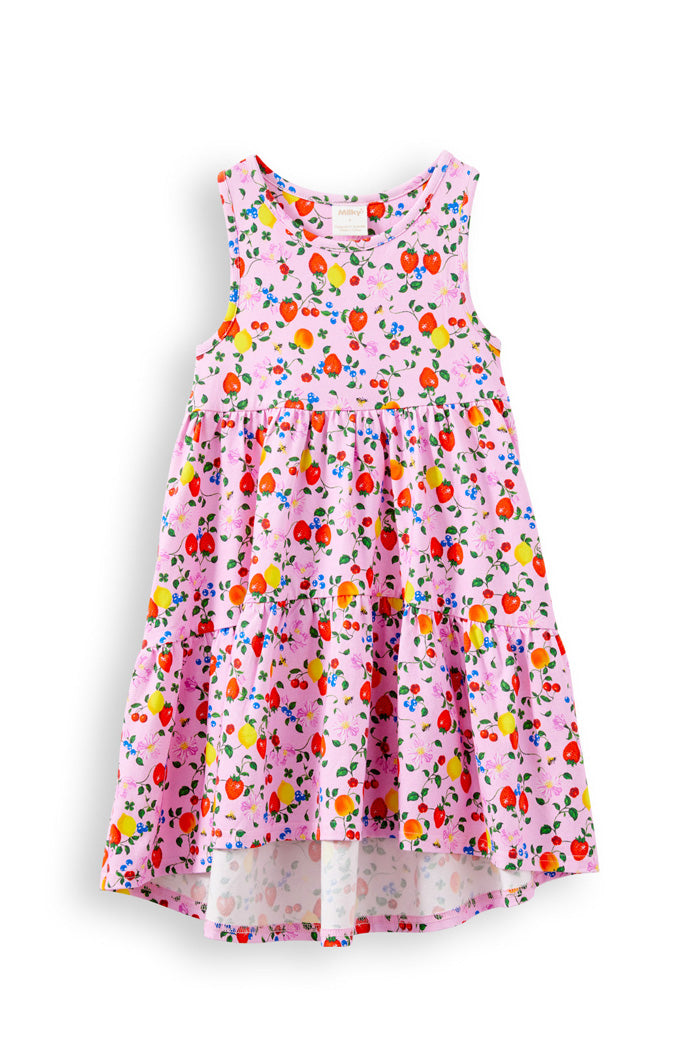 Milky Bright Berry Dress