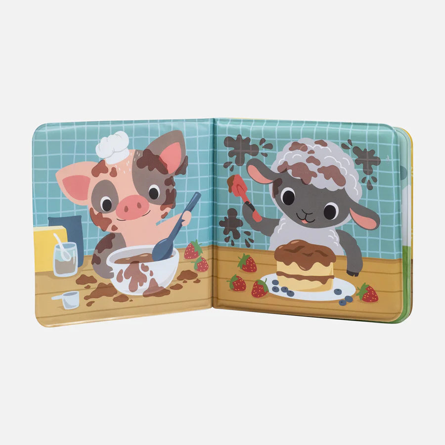 Tiger Tribe Bath Book Messy Farm