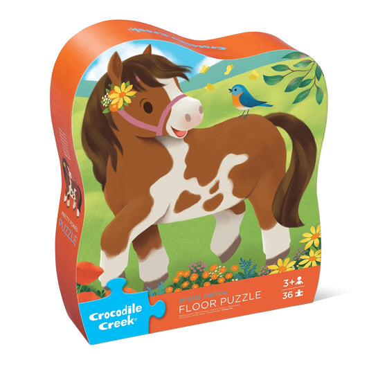 Tiger Tribe Classic Floor Puzzle 36pc Pretty Ponies