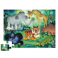 Crocodile Creek Classic Floor Puzzle Wild Kingdom