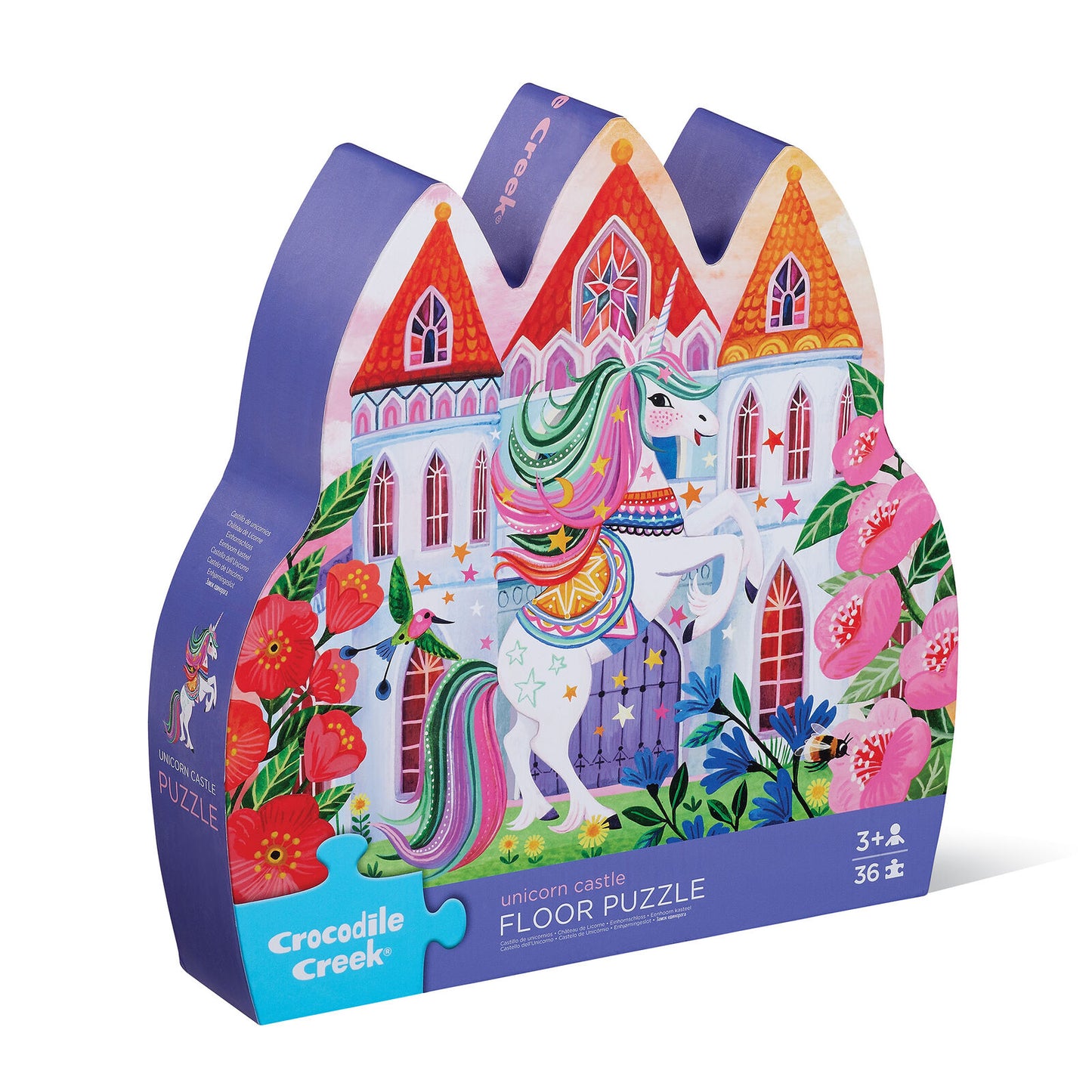 Crocodile Creek Floor Puzzle 36 Piece Unicorn Castle