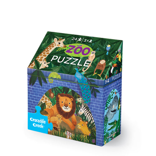 Little Building Puzzle 24pc Zoo