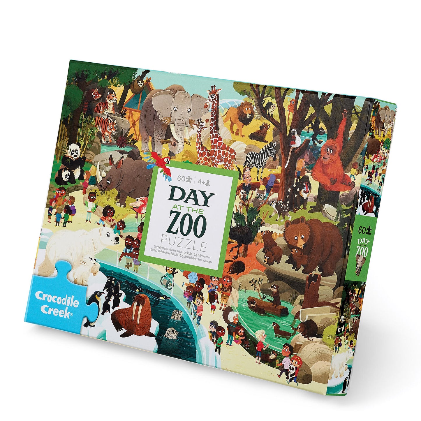 Crocodile Creek Day At The Museum Puzzle 60pc Zoo