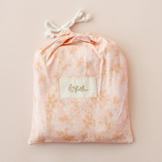 Fox & Fallow Wild Peony Fitted Cot Sheet