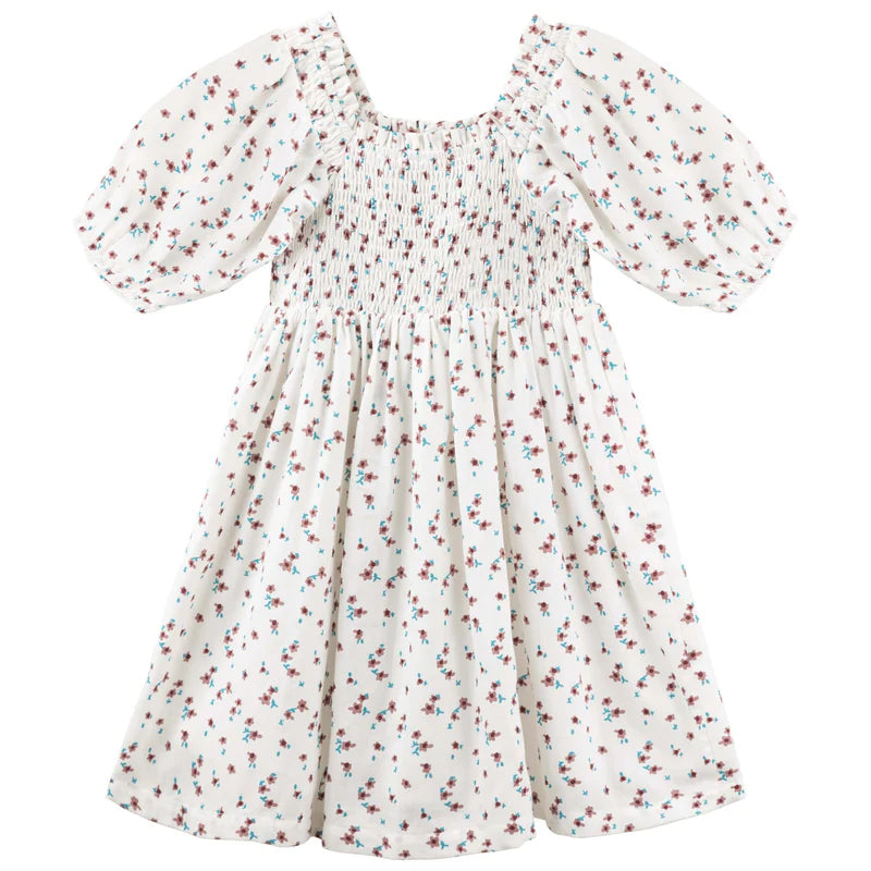 Designer Kidz Evie Puff Sleeve Dress